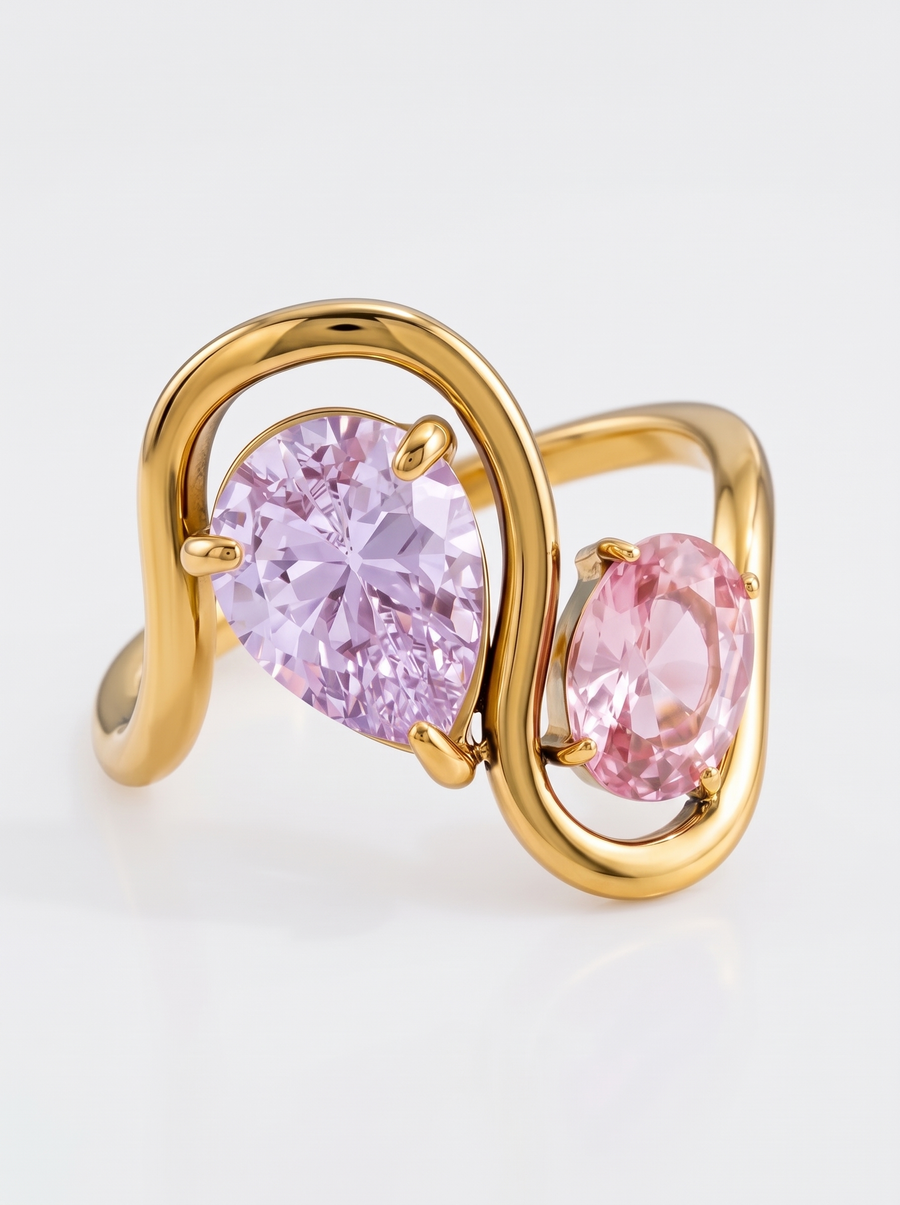 Juliet Toi Et Moi Birthstone Ring